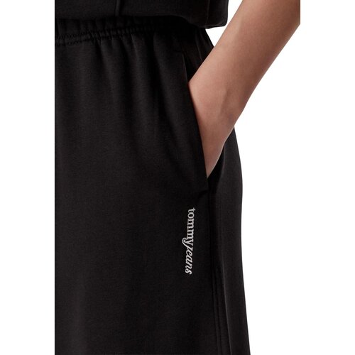 Tommy Hilfiger Spodnji deli trenirke TJW WIDE LEG SWEATPA DW0DW22951 Črna Slike