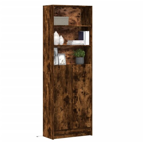 vidaXL Visoka komoda LED boja hrasta 69x32,5x200 cm konstruirano drvo Cijene