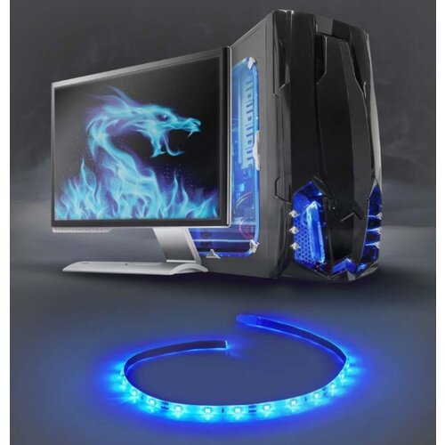 Nedis GCLD04BU LED traka, SATA konektor, plava, 40cm Cene