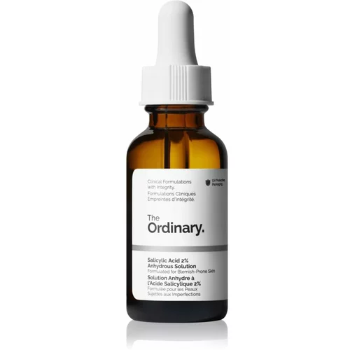 The Ordinary Salicylic Acid 2% Anhydrous Solution serum za obraz za poenoten odtenek kože 30 ml