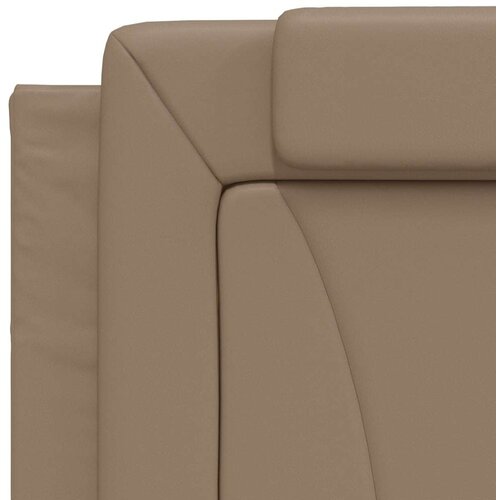  Okvir za krevet boja cappuccina 100x200 cm umjetna koža Slike