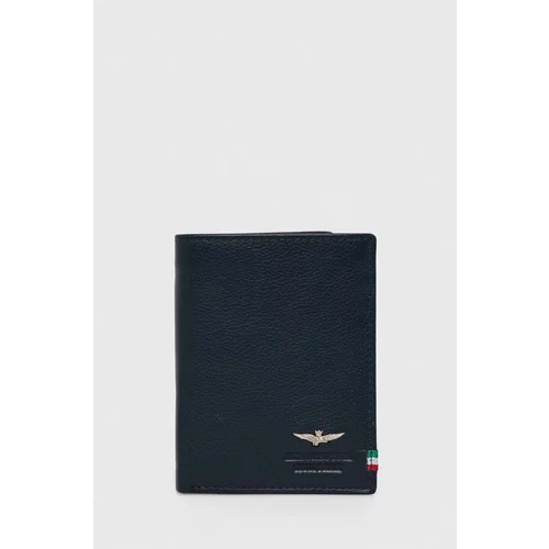 Aeronautica Militare Kožni novčanik za muškarce, boja: tamno plava
