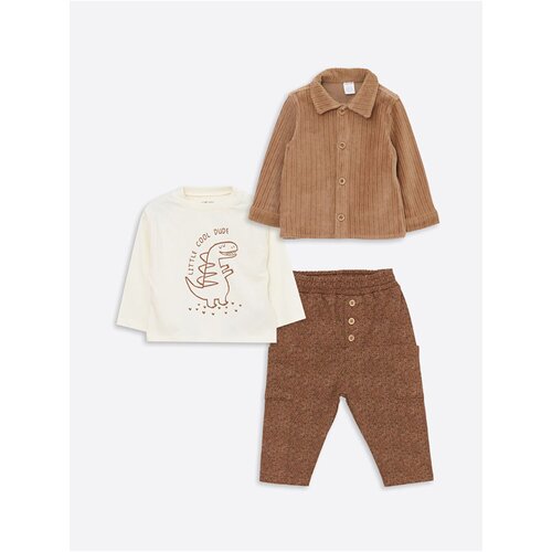 LC Waikiki Printed Baby Boy 3-Piece Set Slike