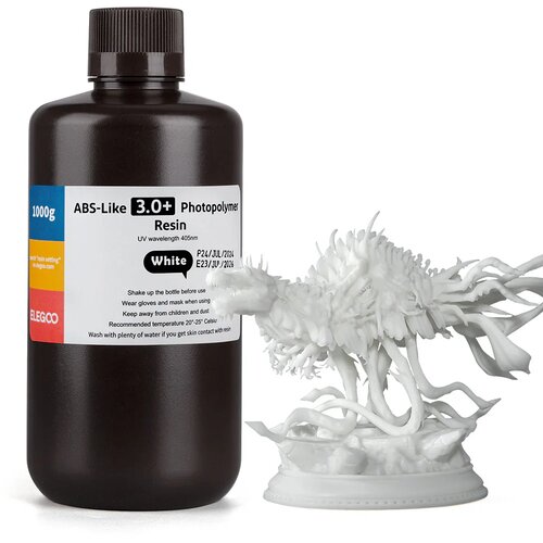 Elegoo ABS-Like 3.0 Plus Resin 1,000g White Cene