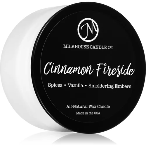 Milkhouse Candle Co. Creamery Cinnamon Fireside mirisna svijeća Sampler Tin 42 g