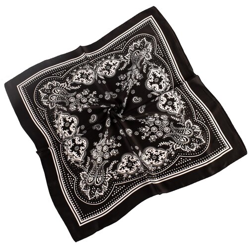 INF Eleganten kvadratni šal Paisley - 70x70 cm mornarsko modra Black, (21756151) Cene