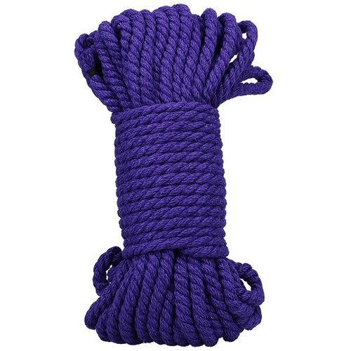 Doc Johnson Merci Bind and Tie 6mm Hemp Bondage Rope 15m Violet Cene