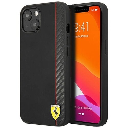 Ferrari HARDCASE OVITEK ZA IPHONE 13 MINI 5.4 BLACK CARBON, (21897804) Cene
