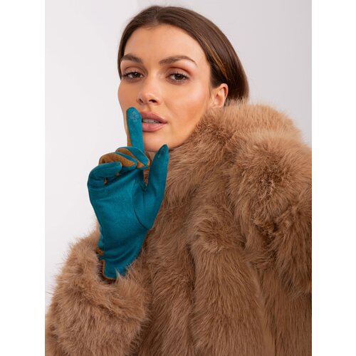 Wool Fashion Italia Gloves-AT-RK-238601.78-marine Slike