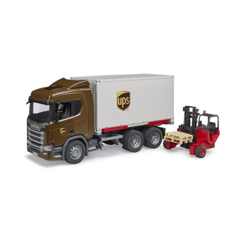 Knorr Bruder kamion Scania UPS sa viljuskarom ( 035822 ) Cene