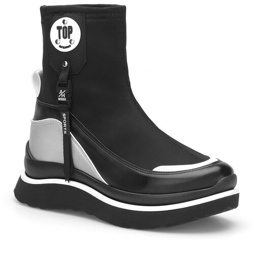 DARK SEER Black and White Women&amp;#039;s Boots Slike
