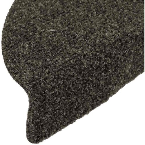  Prostirke za stepenice, samoljepljive, 20 kom 56x17x3 cm, antracit, poluokrugle Slike