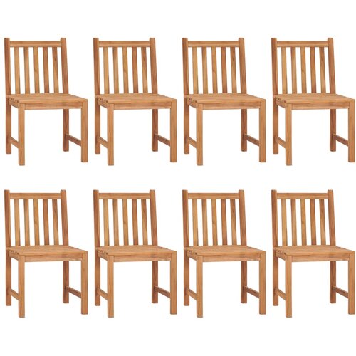  Vrtni blagovaonski set od 9 dijelova 180x90 cm masivno tikovino drvo Slike