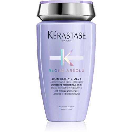 Kérastase Blond Absolu Bain Ultra-Violet šampon za posvijetljenu, hladno plavu kosu s pramenovima 250 ml Cijene