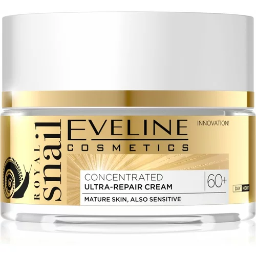Eveline Cosmetics Royal Snail dnevna i noćna krema 60+ s učinkom pomlađivanja 50 ml
