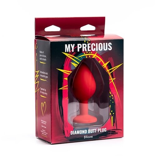 Fantasy toys anal butt plug red s Slike