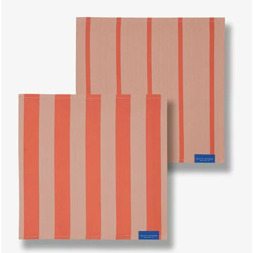 Mette Ditmer Denmark Tekstilni prtički v kompletu 2 ks Stripes –