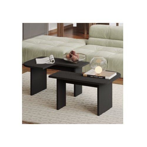 Hanah home Set stočića Iris Black Slike