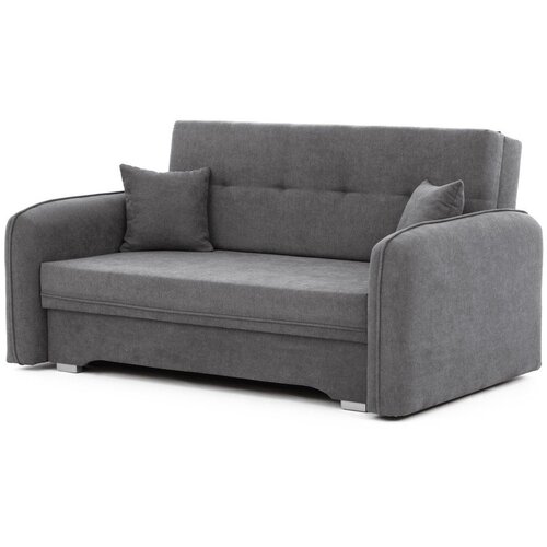 ELTAP Siva sklopiva/s prostorom za odlaganje sofa od šenila 155 cm Laine – Cijene