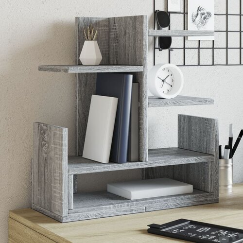 Furnova Organizator za pisalno mizo siva sonoma 49x20x52,5 cm inž. les, (21925397) Cene