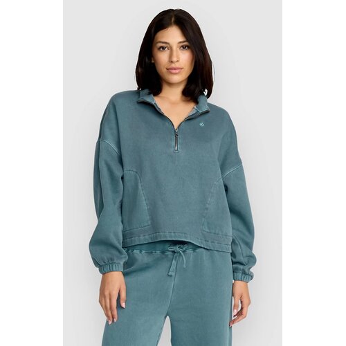 Volcom Stone Soft Quarter Half-Zip Fleece Sweater emerald green Cijene