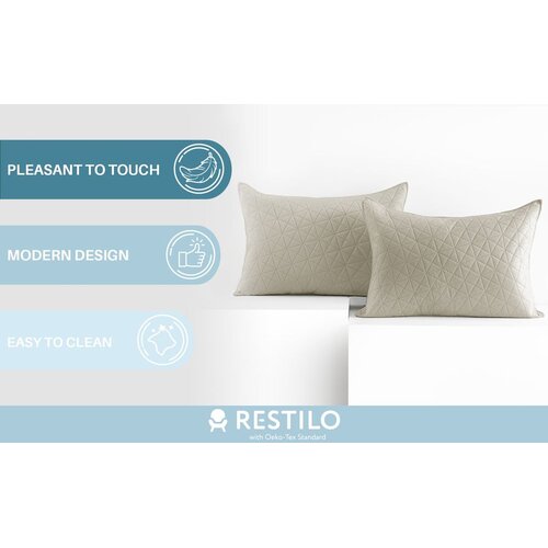Restilo Ukrasna jastučnica Laila 50x70 cm, svijetlo bež Slike