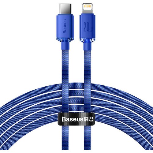 Baseus Crystal Shine kabel USB-C na Lightning, 20W, PD, 2m (moder), (20627559) Cene