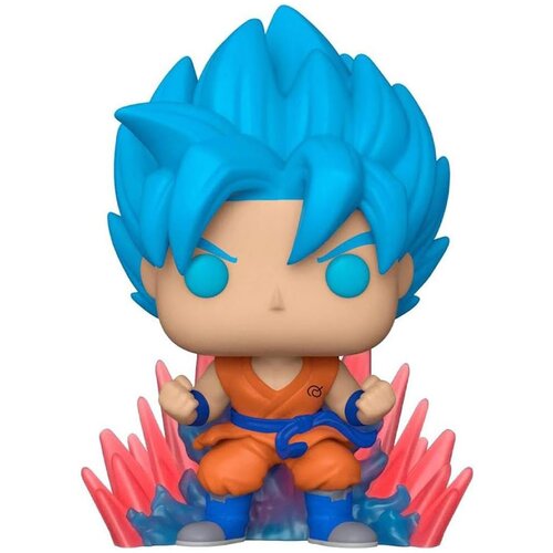 Funko Bobble Figure Anime - Dragon Ball Super POP! - SSGSS Goku (Kaio-Ken Times Twenty) - Glows in the Dark Cene