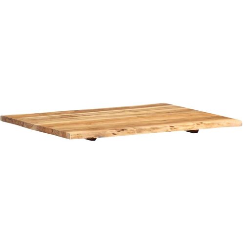 VidaXL stolna ploča od masivnog bagremovog drva 80 x (50-60) x 2,5 cm Slike