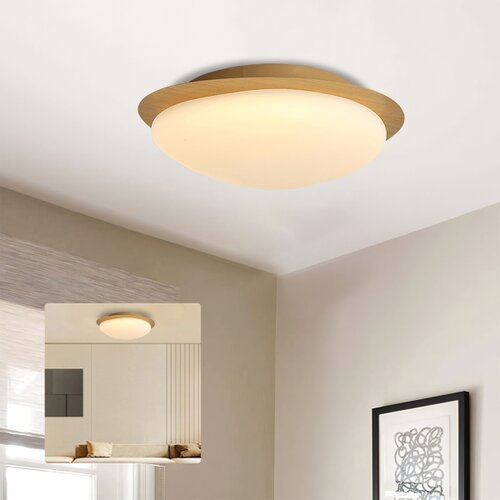  Brilagi - LED plafonsko svetlo VISBY WOOD LED/18W/230V prečnik 38 cm braon Slike