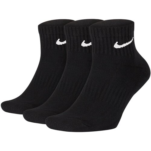 Nike Mu&scaron;ke čarape Everyday Cush Ankle, SX7667-010, 3 para, Crne Cene