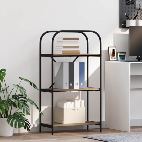 vidaXL Polica hrast artisan 60 x 30 x 109 cm Konstruirano drvo Cijene