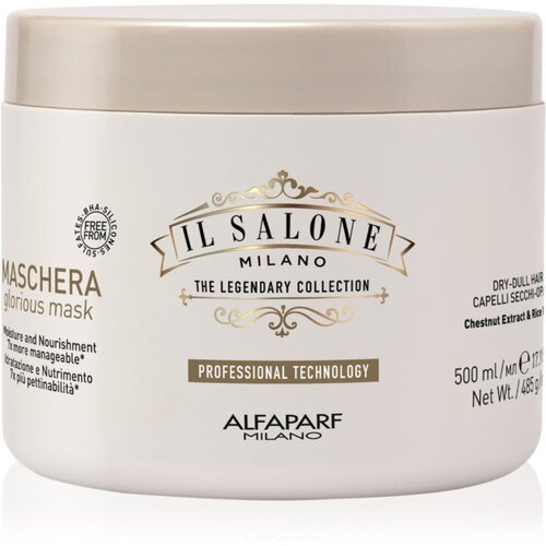 ALFAPARF MILANO Il Salone Milano Glorious obnovitvena maska za po&amp;scaron;kodovane lase 500 ml Slike
