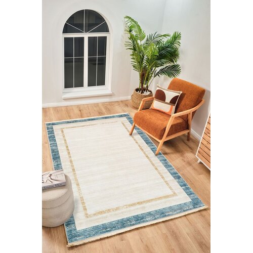 Conceptum Hypnose Tepih Perre Pr018, 120x180 cm, Krem-plavi Slike