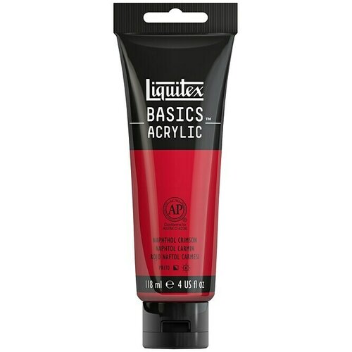 LIQUITEX Basics Akrilna barva (&amp;Scaron;krlatna, 118 ml) Slike