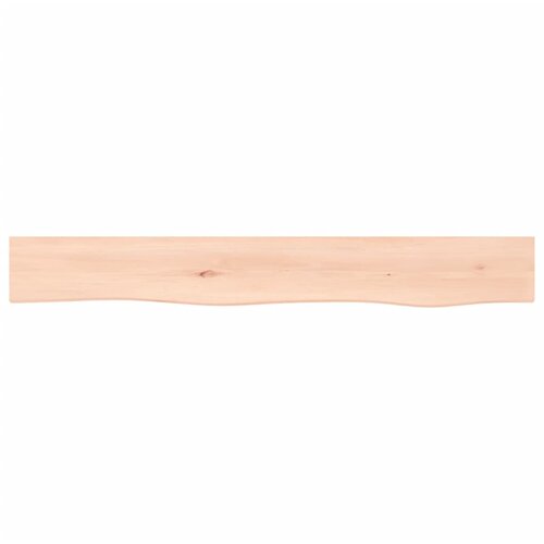  Zidna polica 80 x 10 x 4 cm od neobrađene masivne hrastovine Slike