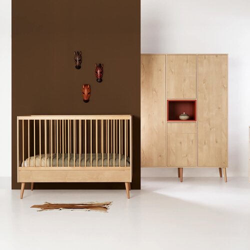 Qu-ax dječji krevetić cocoon 60x120 latte Slike