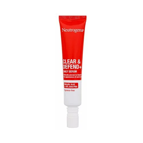 Neutrogena Clear & Defend + Daily Serum serum za lice za mješovitu kožu 30 ml