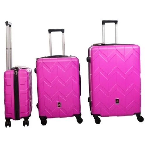 Hoffmanns 3-delni set kovckov, Butterfly, 09212, pink Cene