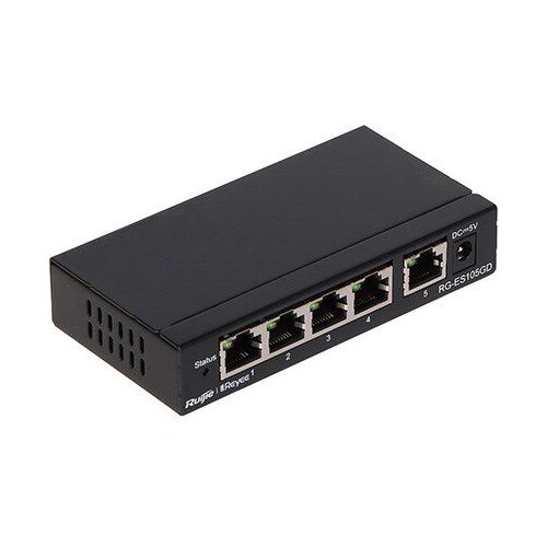 Ruijie Networks RG-ES105GD network switch Unmanaged Gigabit Ethernet (10 /100 /1000) Black Slike