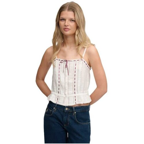 Superdry beli ženski top na bretele Cene