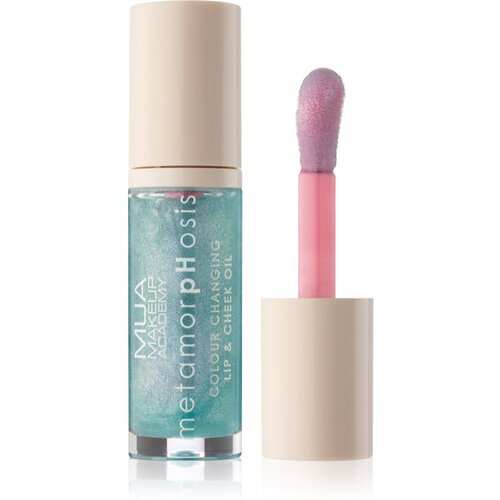 MUA Makeup Academy Metamorphosis uljno sjajilo za usne za usne i lice parfemi Mermaid (Raspberry) 7 ml Slike