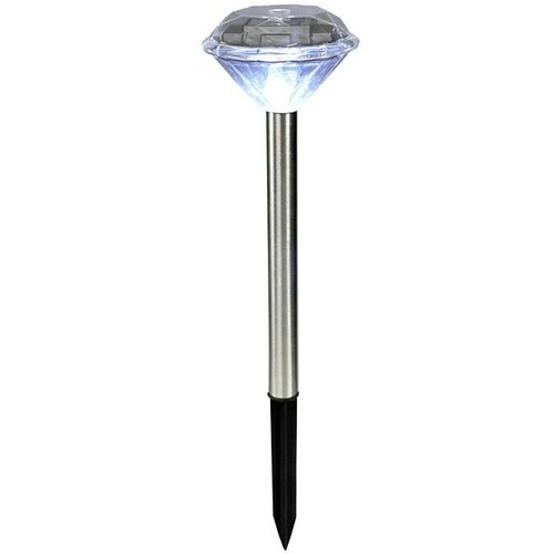 Globo Solarna svjetiljka sa &amp;scaron;iljkom za zemlju (2 Kom., LED, Srebrne boje, Visina: 34 cm, 0,06 W) Slike