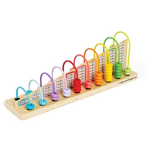 Bigjigs Toys Rainbow Abacus računalo 3y+ 56 kos Cene