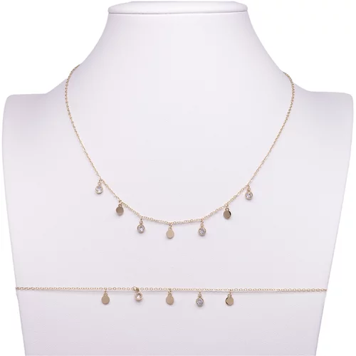 Kesi Stainless steel necklace G2211-1-10 gold