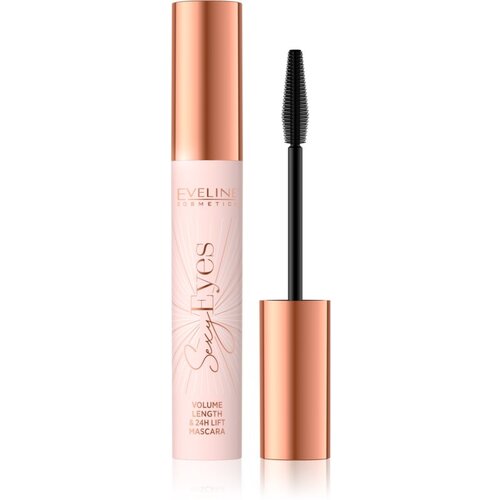 Eveline Cosmetics Sexy Eyes maskara za volumen, privihanje in ločevanje trepalnic Black Cene