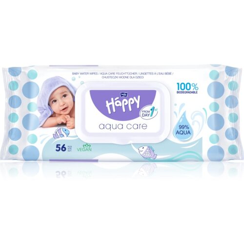 Bella Baby Happy Aqua care vlažne maramice za djecu 56 kom Slike