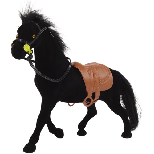 VELVET Horse figurine Black Cene