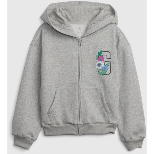 GAP Kids Sweatshirt with Floral Logo - Girls Cijene
