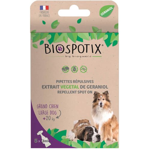 Biogance Biospotix Dog Spot-On ampule protiv buva, krpelja i komaraca za velike pse (L, preko 20 kg) (3&times;3ml) Cene
